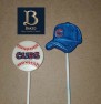 1431 Chicago Cubs Chocolate Candy Lollipop Mold